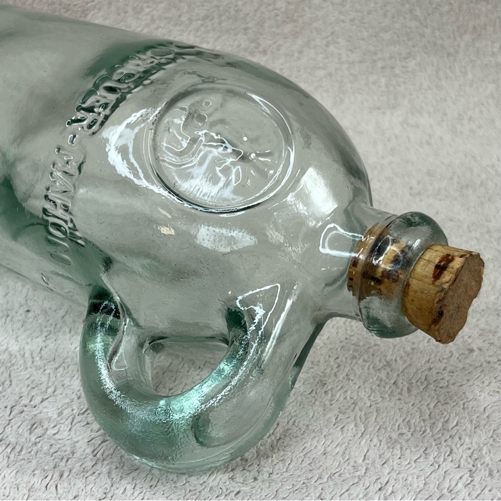 Vintage Glass Bottle w/Cork Gin Xoriguer-Mahon Menorca, Spain 16oz VTG 90s Retro - Picture 13 of 13